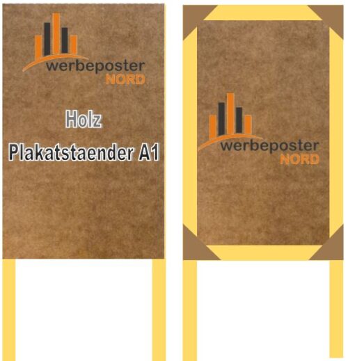 Plakatständer A1 / Hartfaser