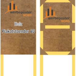 Plakatständer A0 / Hartfaser