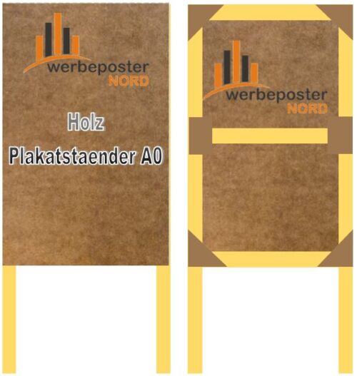 Plakatständer A0 / Hartfaser