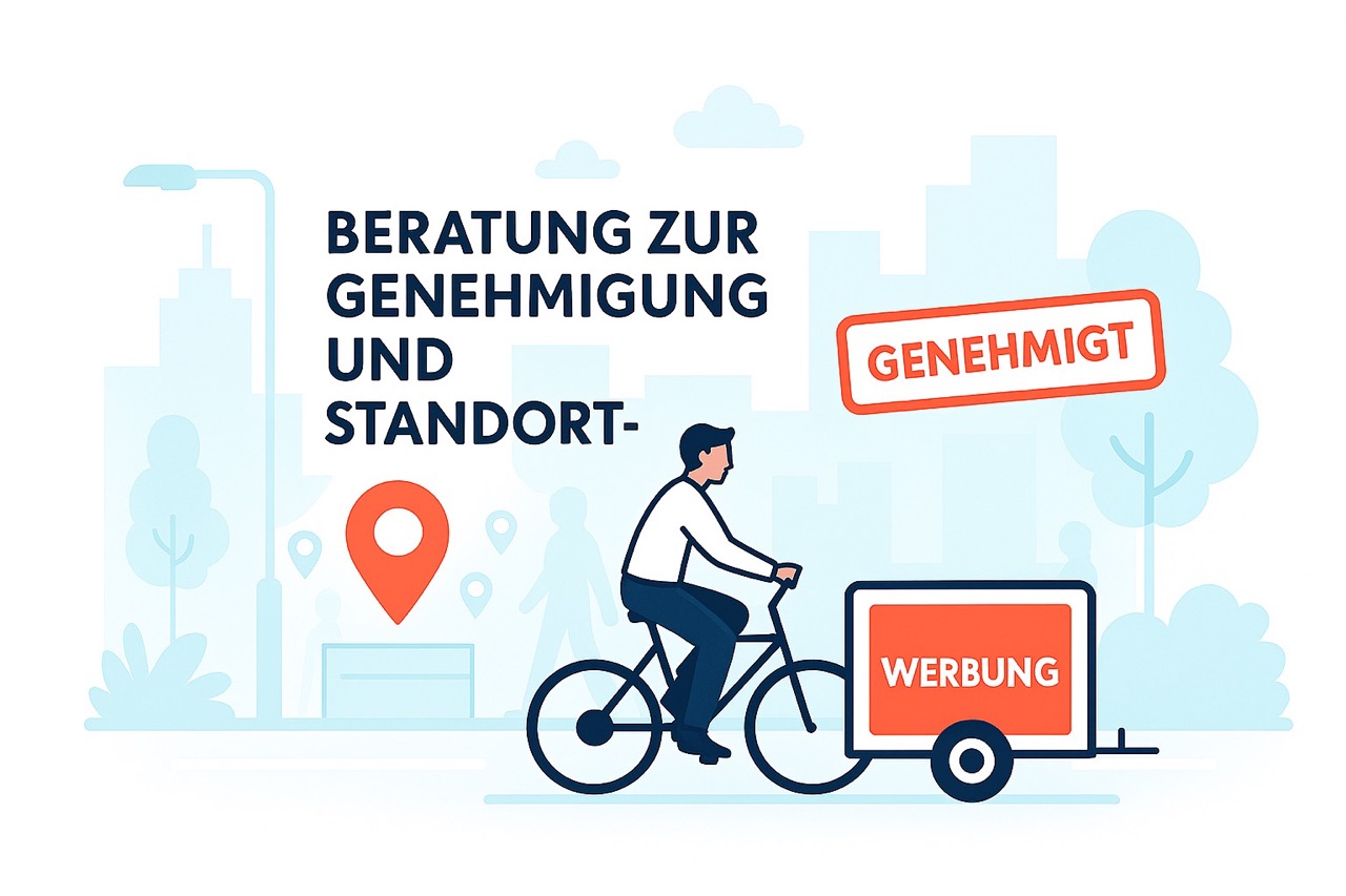Fahrrad-Werbeanhänger
