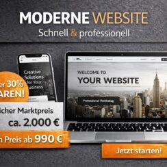 Web-Paket – Website erstellen lassen (modern & mobiloptimiert)