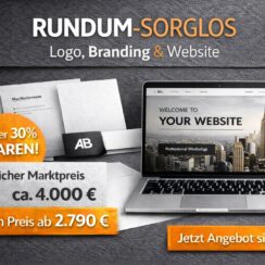 Komplett-Paket – Logo, Branding, Geschäftsausstattung & Website